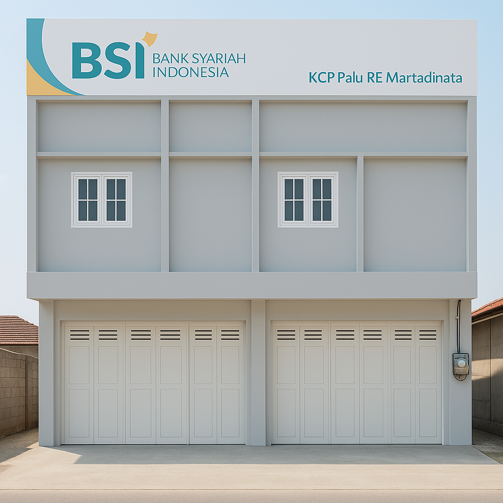 Ruko Bank Syariah Indonesia - KOKOH Construction Palu | Bangunan indah dan kuat dengan KOKOH Construction