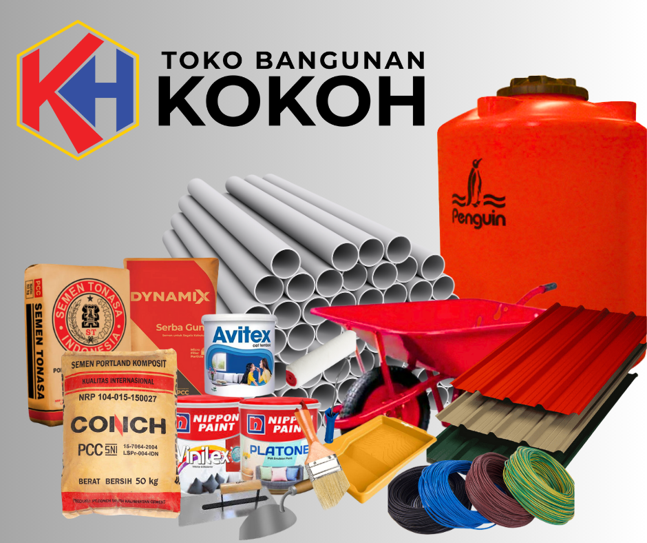 Toko Bahan Bangunan - KOKOH Construction Palu | Bangunan indah dan kuat dengan KOKOH Construction